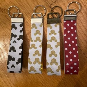 Disney key fob wristlet